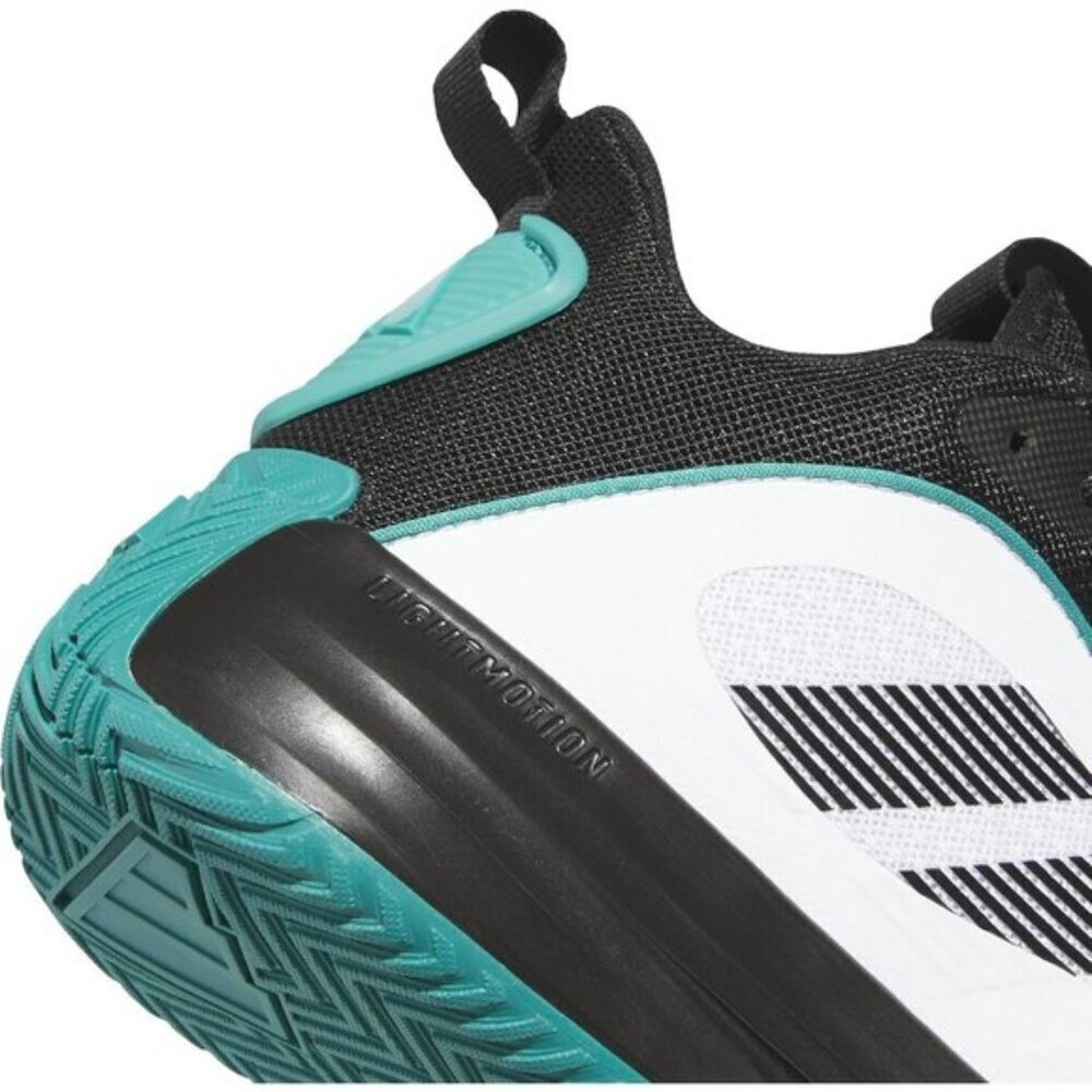 ⚡Adidas Men's White/Black/Pure Teal Lightweight MESH Own Basketball Shoes - Picture 7 of 7